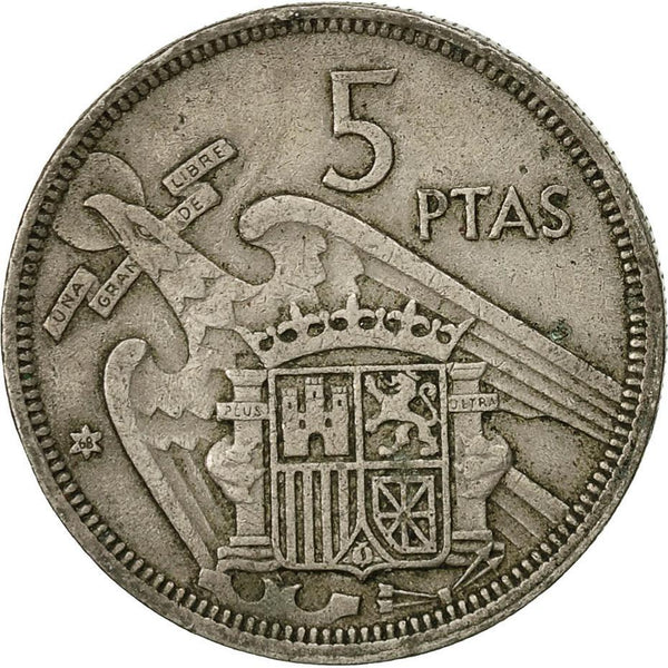 コルドベス　SIGNES スペイン製　57　お値引きしました！ Spain-5-Pesetas-Francisco-