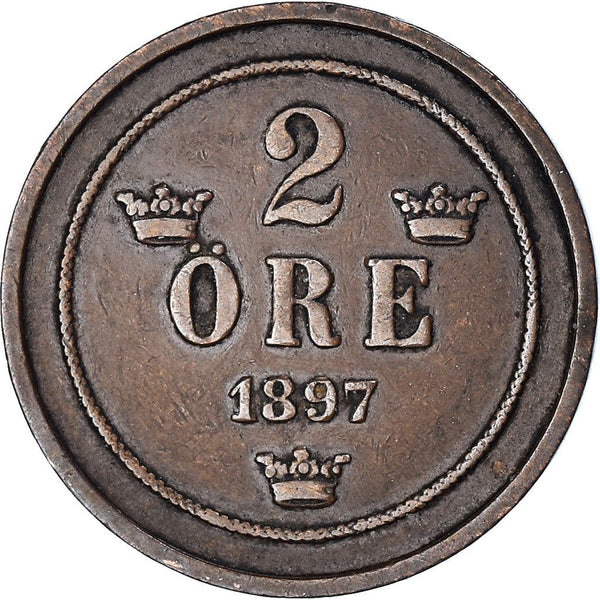 Sweden-Swedish-2-Ore-Coin-