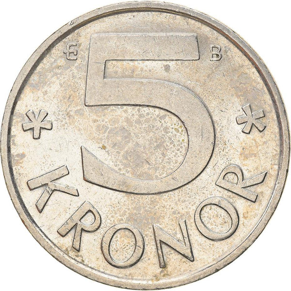 Swedish-Coin-5-Kronor-King-
