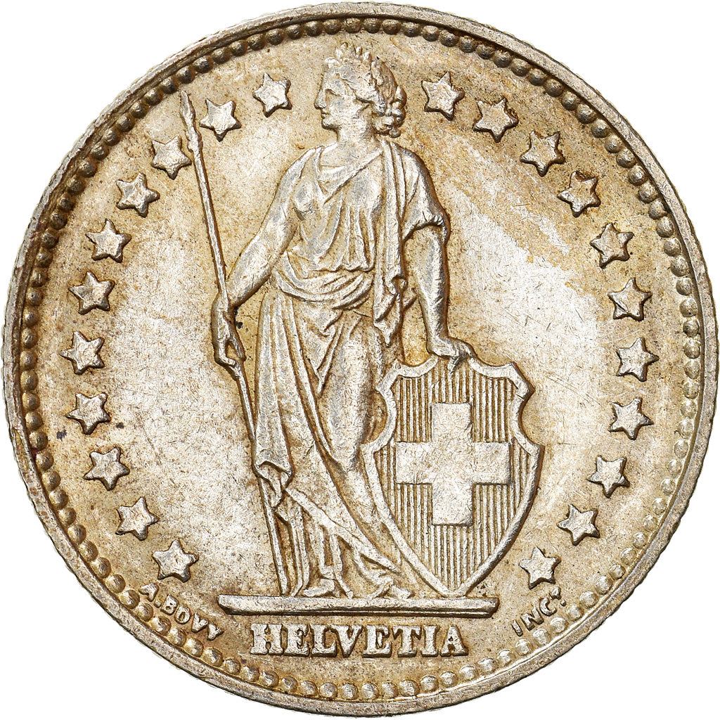 Switzerland Coin Swiss 1 Franc | Helvetia | KM24 | 1875 - 1967