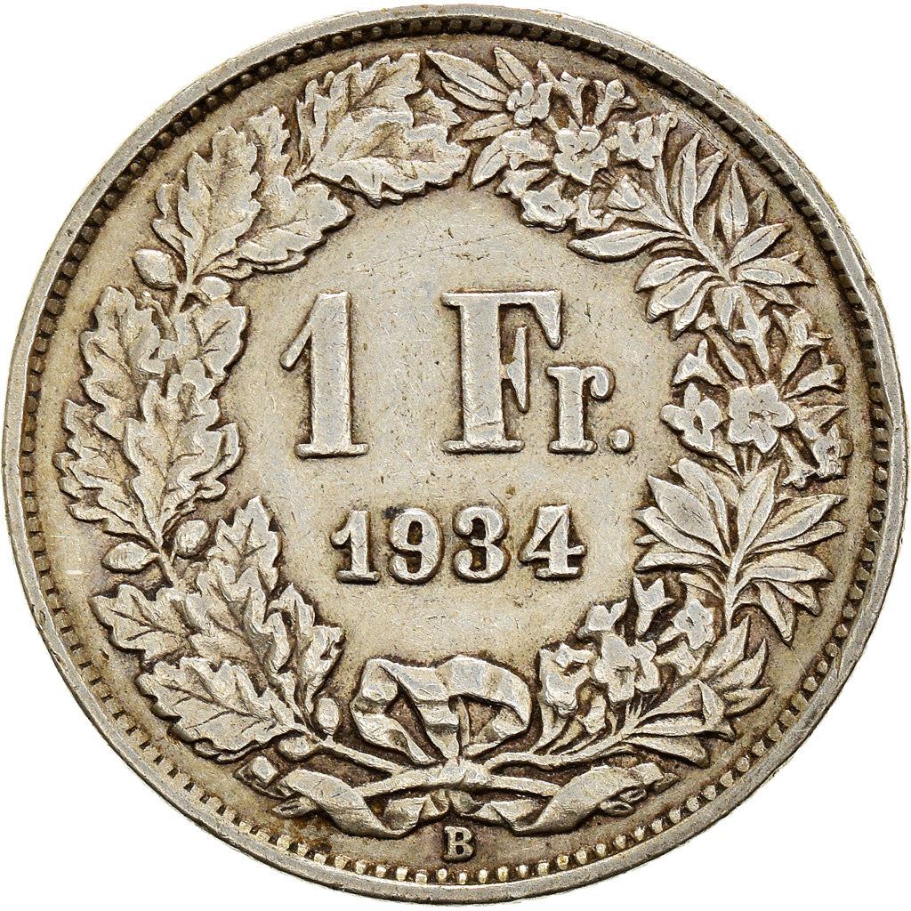 Switzerland Coin Swiss 1 Franc | Helvetia | KM24 | 1875 - 1967