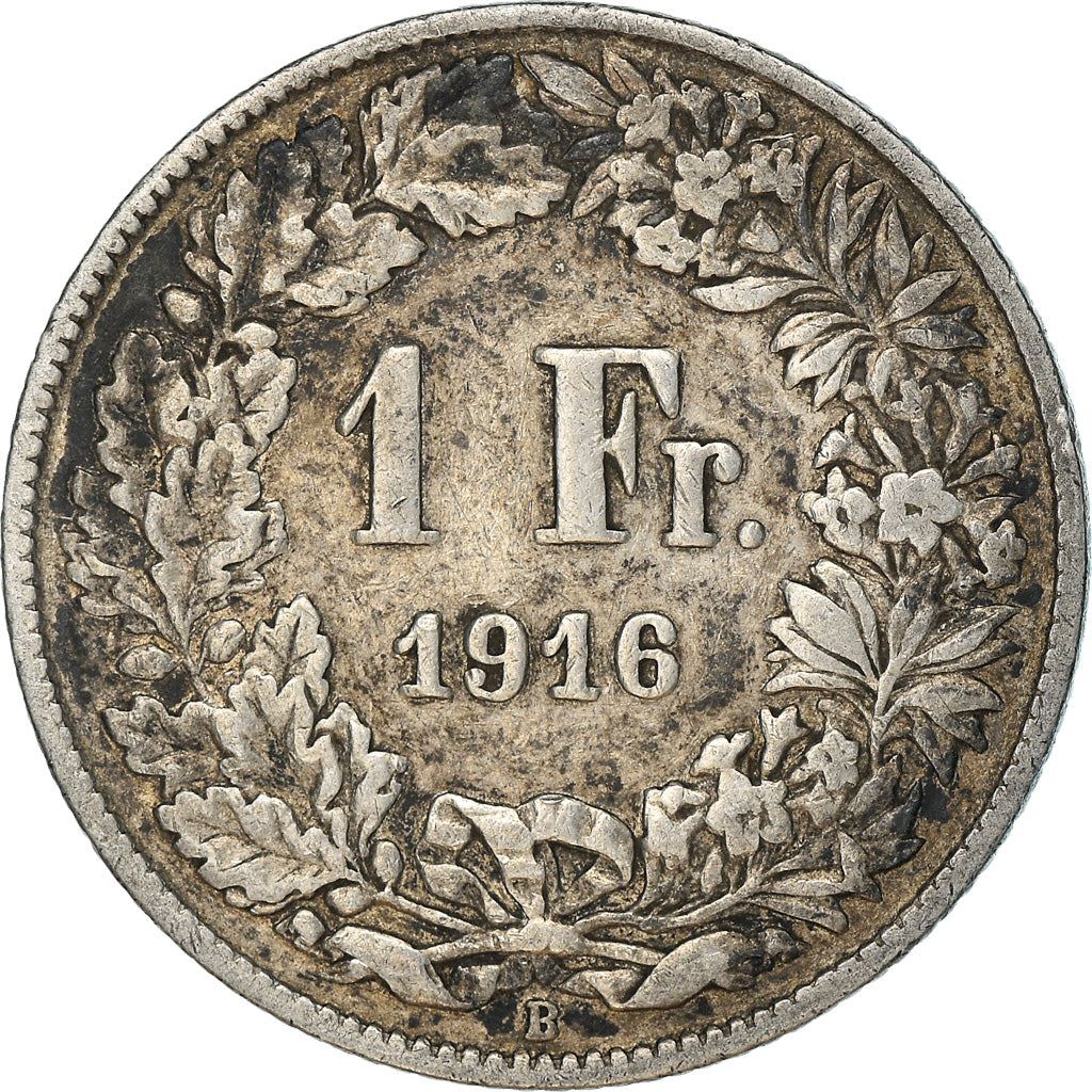 貨幣 スイス  スイスコイン スイス1フラン | ヘルヴェティア | KM24 | 1875 - 1967