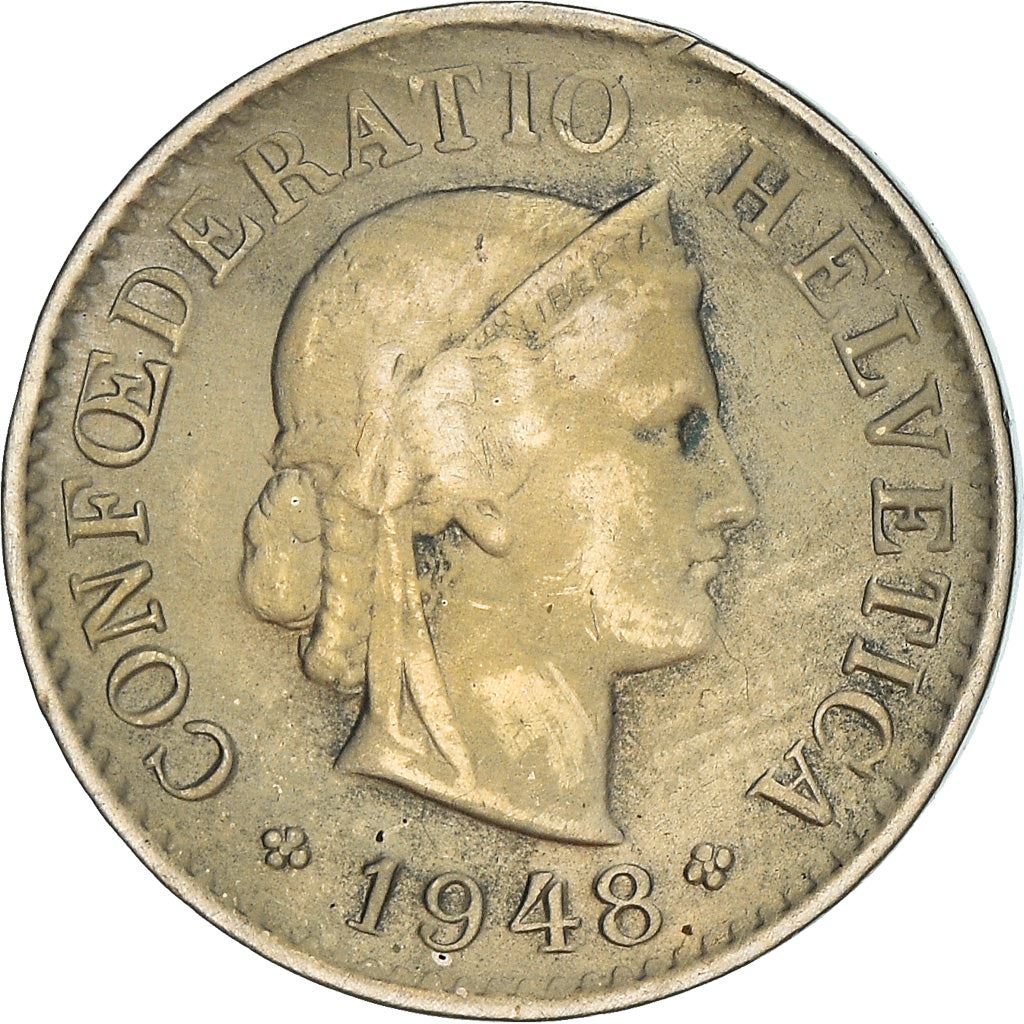 Switzerland Coin Swiss 5 Rappen | Goddess of Liberty Libertas | KM26 |