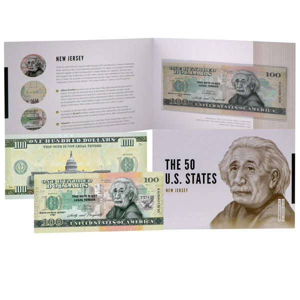 100ドル紙幣 アンティーク コレクション USA-100-Dollar-Note-New-Jersey
