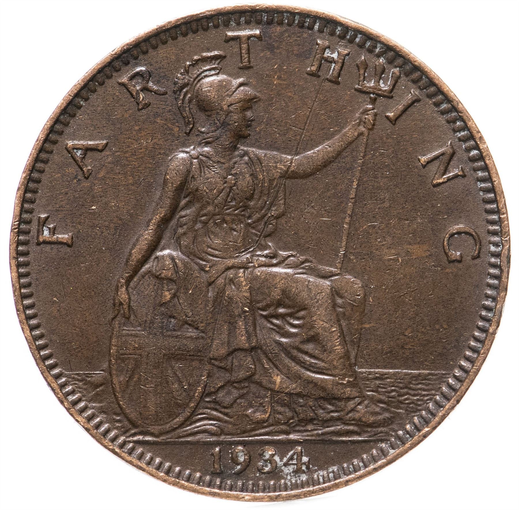 イギリス | 1ファーシング硬貨 | ジョージ5世 | KM:825 | 1926 - 1936