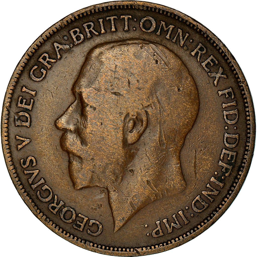 イギリス | 1ペニーコイン | ジョージ5世 | KM:810 | 1911 - 1926