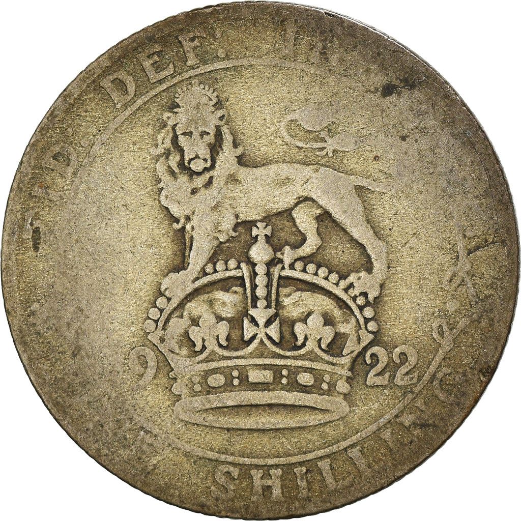 United Kingdom 1 Shilling Coin | George V 2nd type | 1920 - 1926