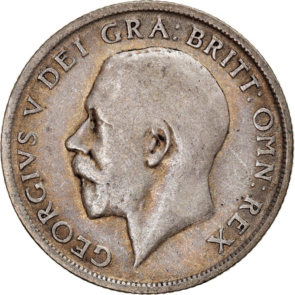 United Kingdom 1 Shilling Coin | George V 2nd type | 1920 - 1926
