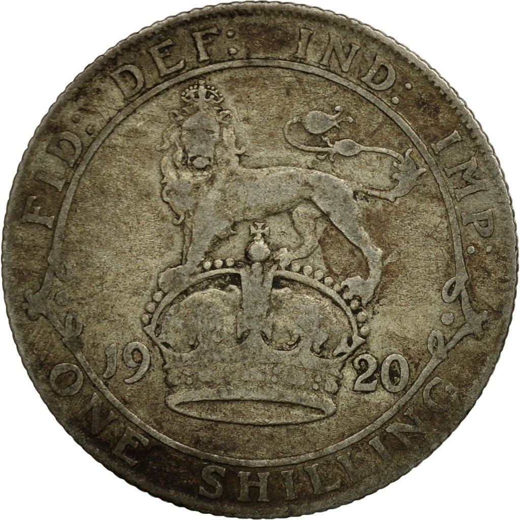 United Kingdom 1 Shilling Coin | George V 2nd type | 1920 - 1926