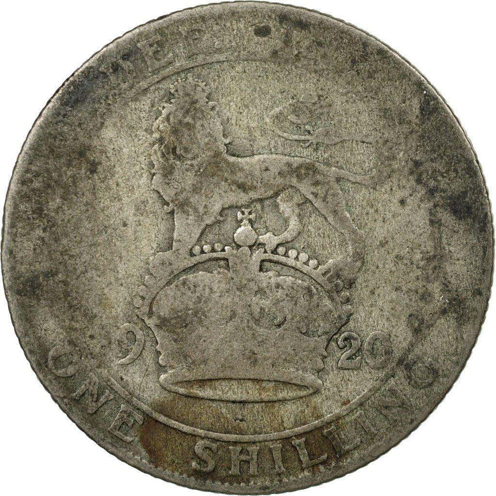 United Kingdom 1 Shilling Coin | George V 2nd type | 1920 - 1926