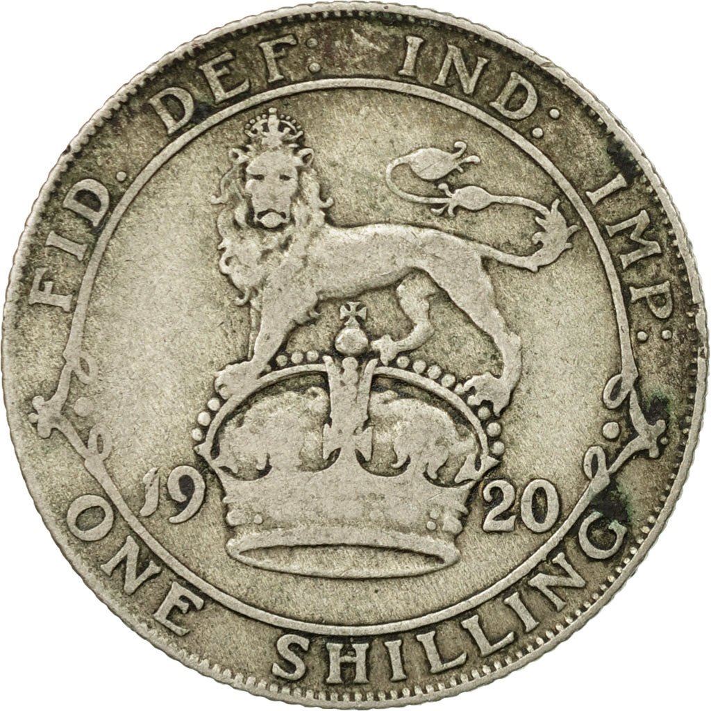 United Kingdom 1 Shilling Coin | George V 2nd type | 1920 - 1926