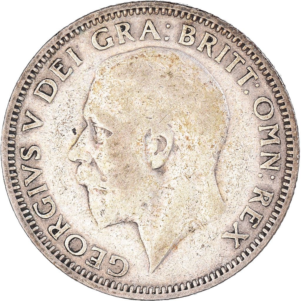 United Kingdom 1 Shilling Coin | George V 3rd type | Silver | Modified effigy | 1926 - 1927