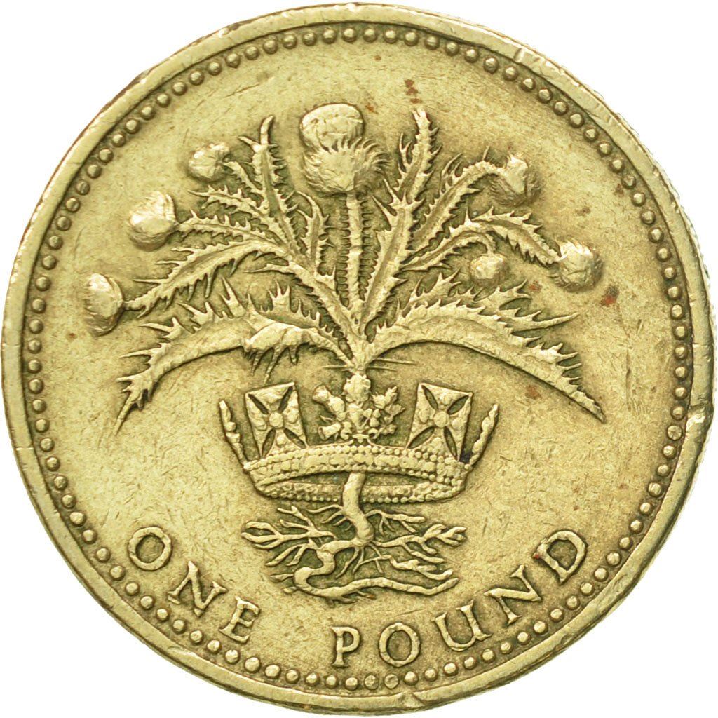 イギリス　記念　硬貨 イギリス | 1ポンド硬貨 | スコットランドのアザミ | KM:934 | 1984