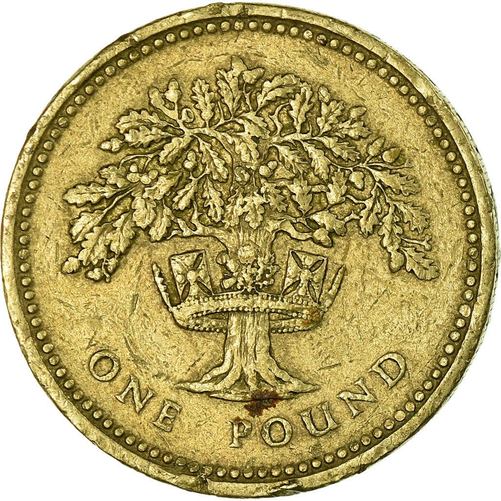 イギリス | 1ポンド硬貨 | イングリッシュオーク | KM:948 | 1987 - 1992