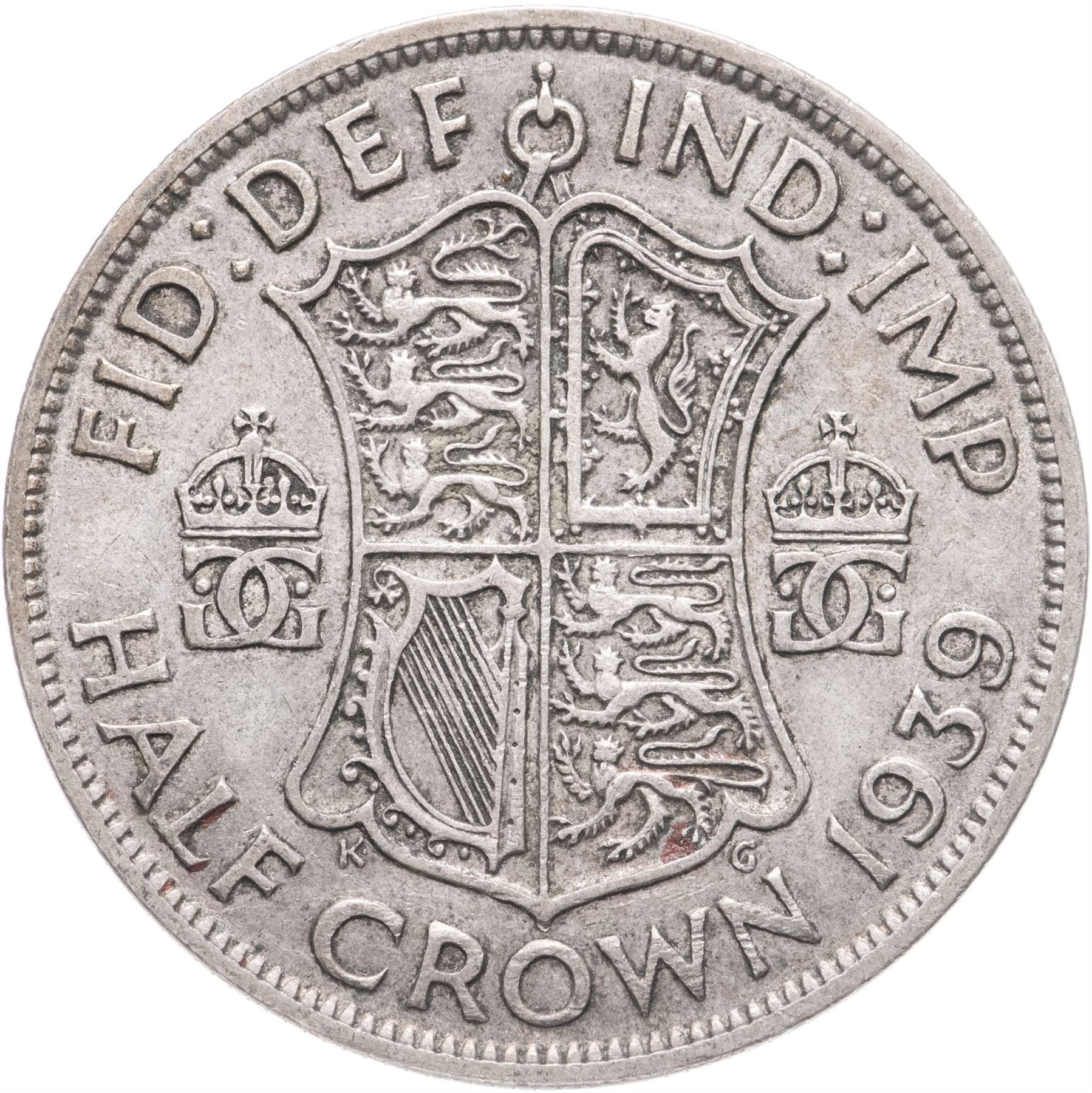 United Kingdom Coin ½ Crown | George VI 1st type | 1937 - 1946