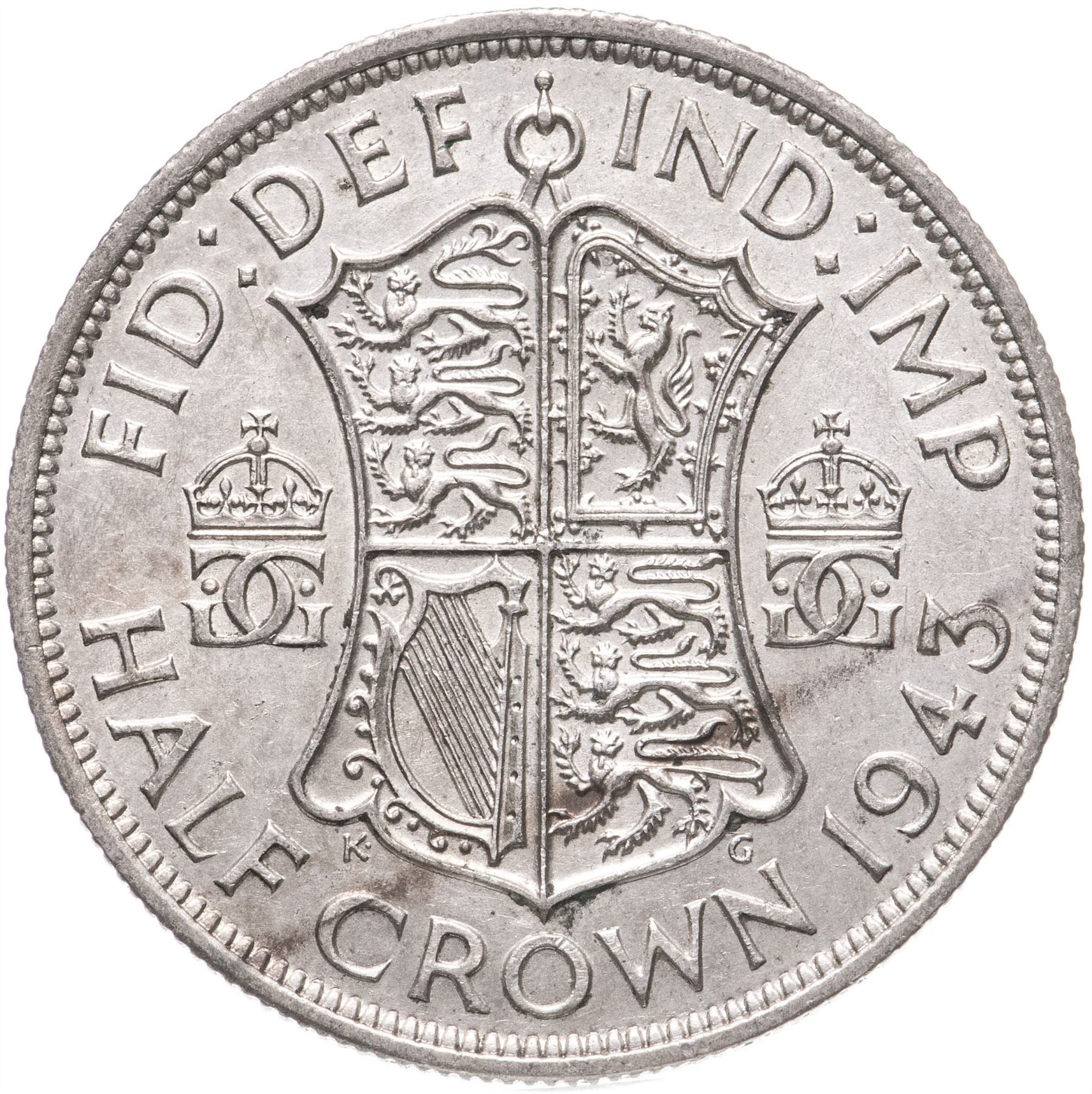 United Kingdom Coin ½ Crown | George VI 1st type | 1937 - 1946