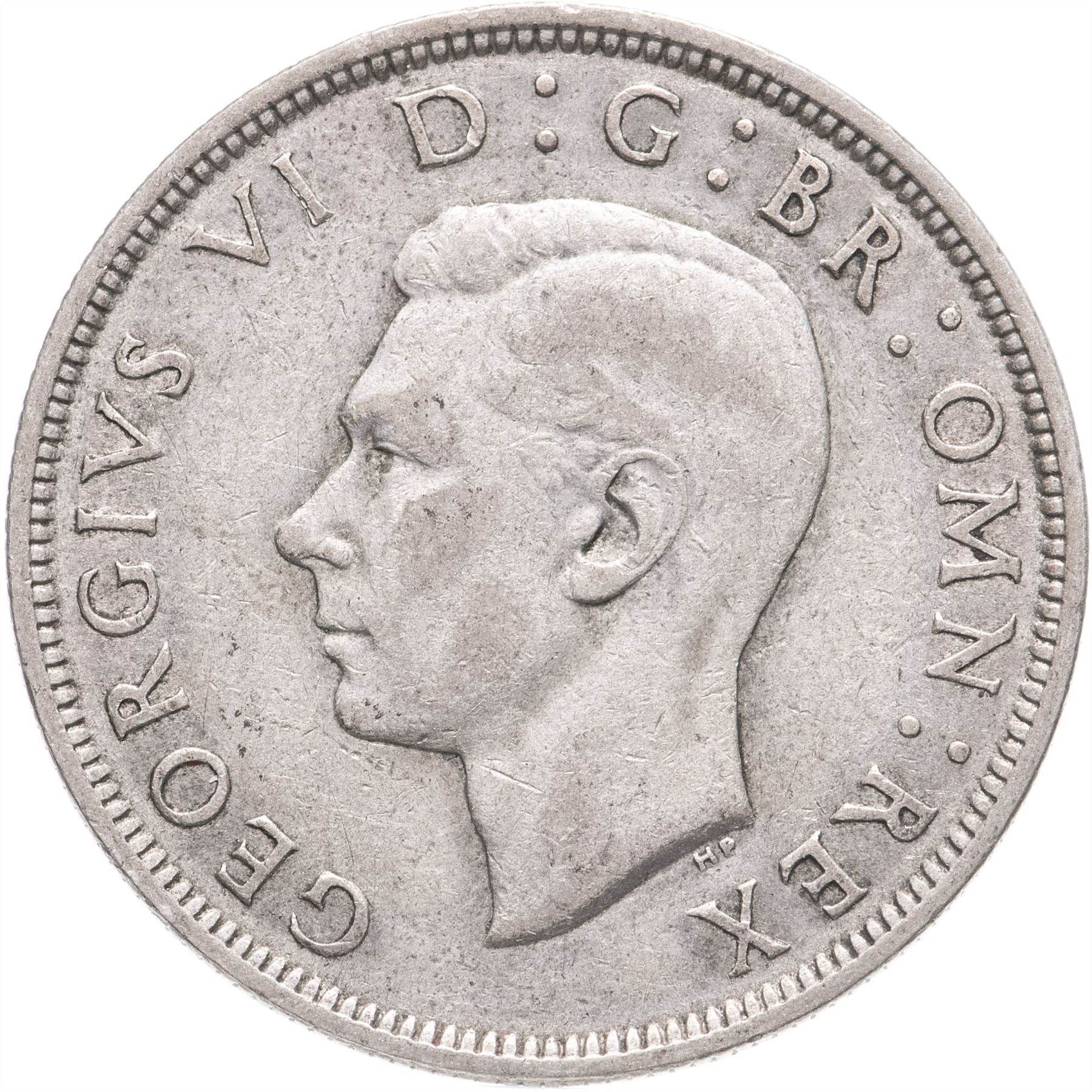 United Kingdom Coin ½ Crown | George VI 1st type | 1937 - 1946