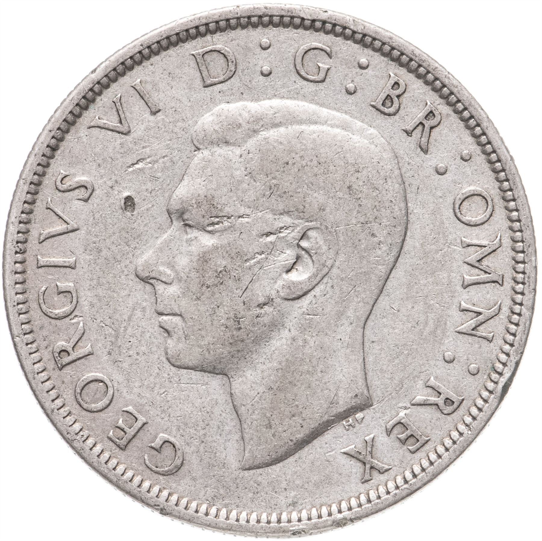 United Kingdom Coin ½ Crown | George VI 1st type | 1937 - 1946