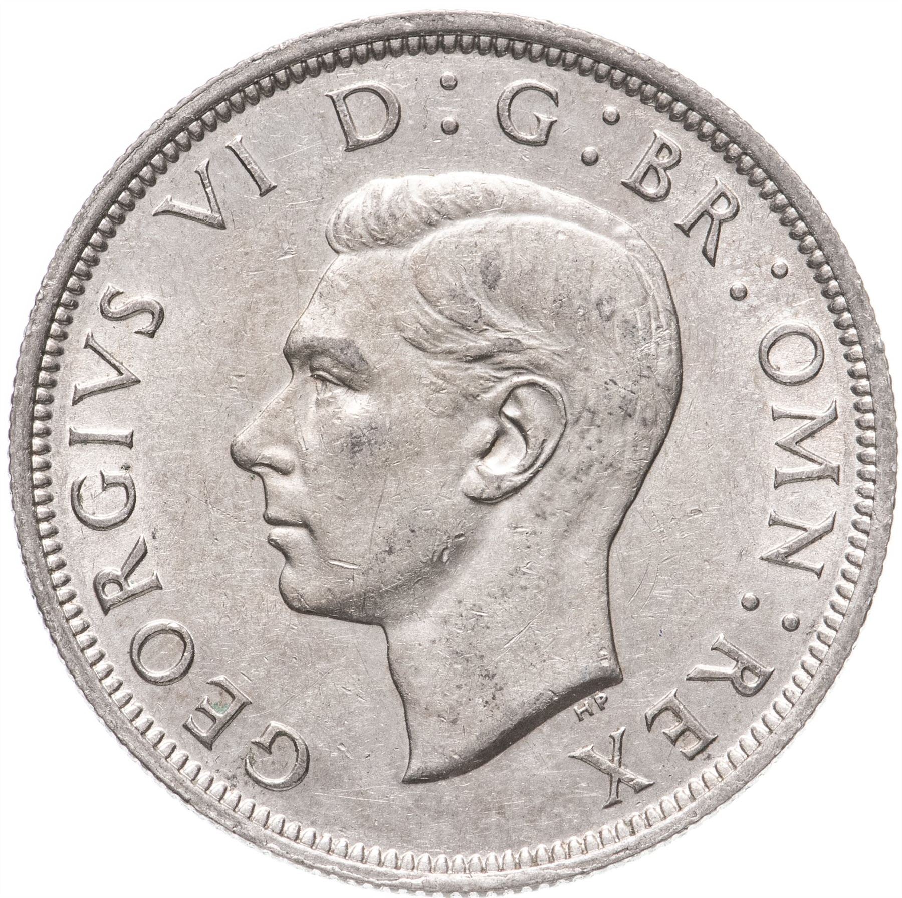 United Kingdom Coin ½ Crown | George VI 1st type | 1937 - 1946