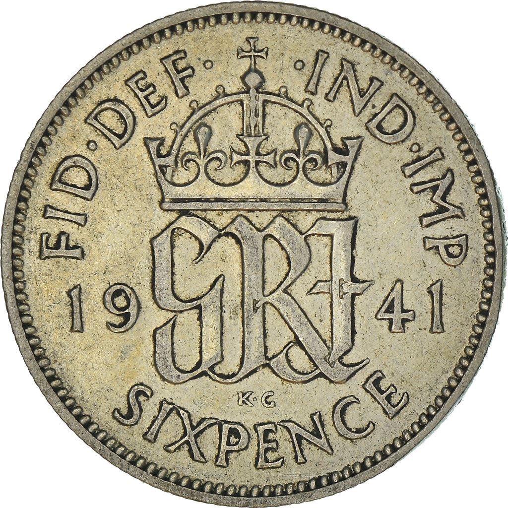 United Kingdom Coin 6 Pence | George VI 1st 1937 - 1946