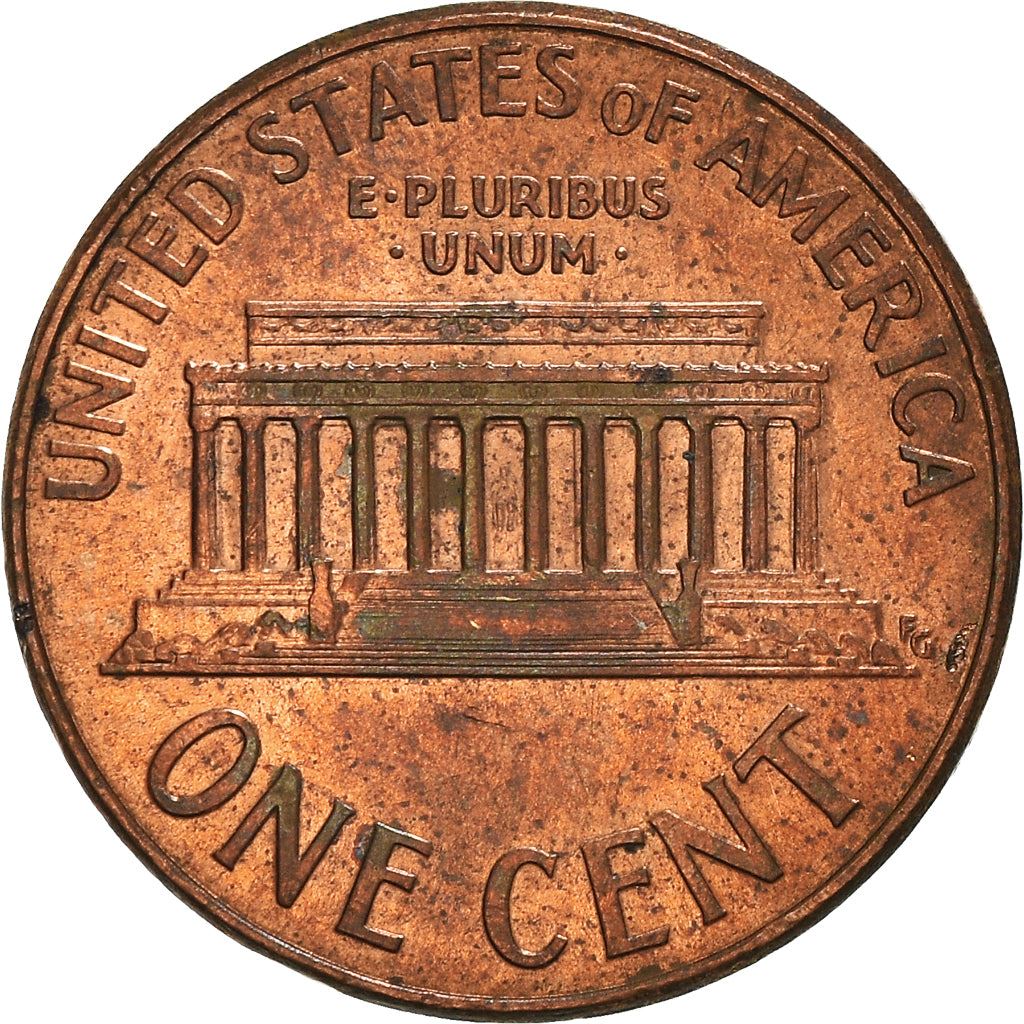 米国 リンカーン 硬貨 アメリカ合衆国 | アメリカン1セント硬貨 | リンカーン記念堂 | KM201b