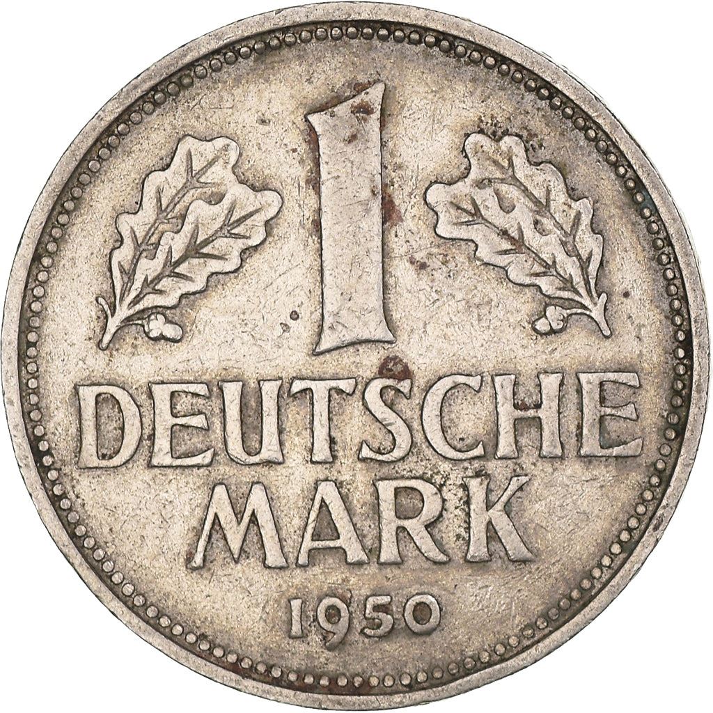 1/2 Deutsche Mark 旧貨幣 West German 1 Deutsche Mark Coin | KM110 | 1950 - 2001