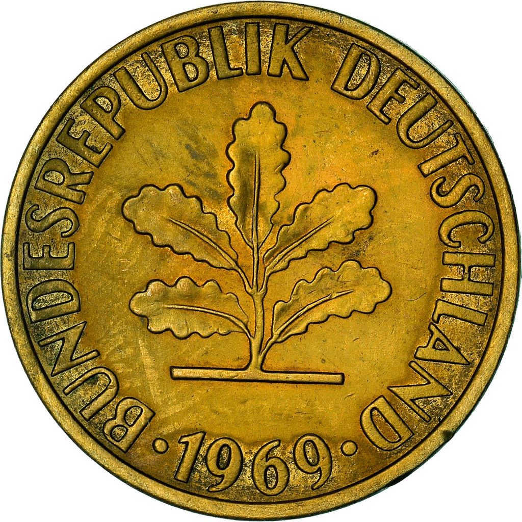 West German 5 Pfennig | KM107 | 1950 - 2001