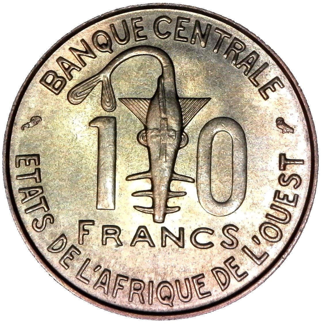 西アフリカ諸国　500フラン硬貨　FCFA 2003 バイメタル 西アフリカ諸国 500フラン硬貨 FCFA 2003 バイメタル - メルカリ
