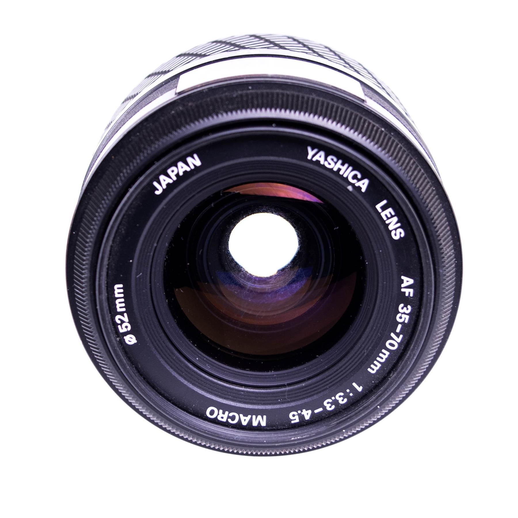 Yashica 200-AF Camera | 70mm f3.3 macro lens | MA mount | Black | Japa
