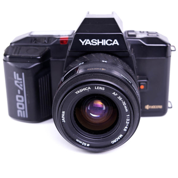 Yashica 200-AF Camera | 70mm f3.3 macro lens | MA mount | Black | Japa