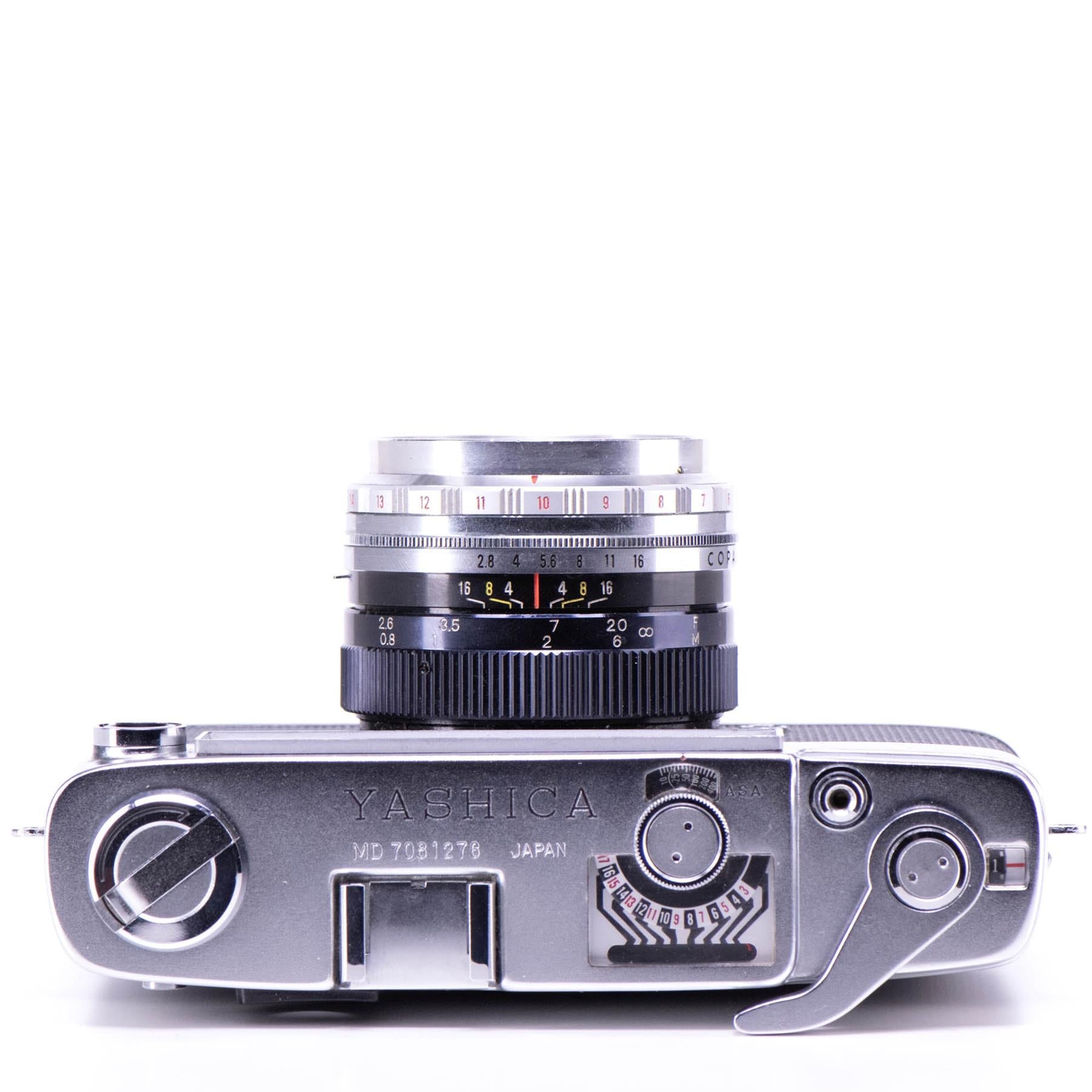 ア286/YASHICA minister 45mm F2.8 日本製 ジャンク Yashica minister-D Camera | 45mm f2.8 lens | White | Japan | 1964 | No
