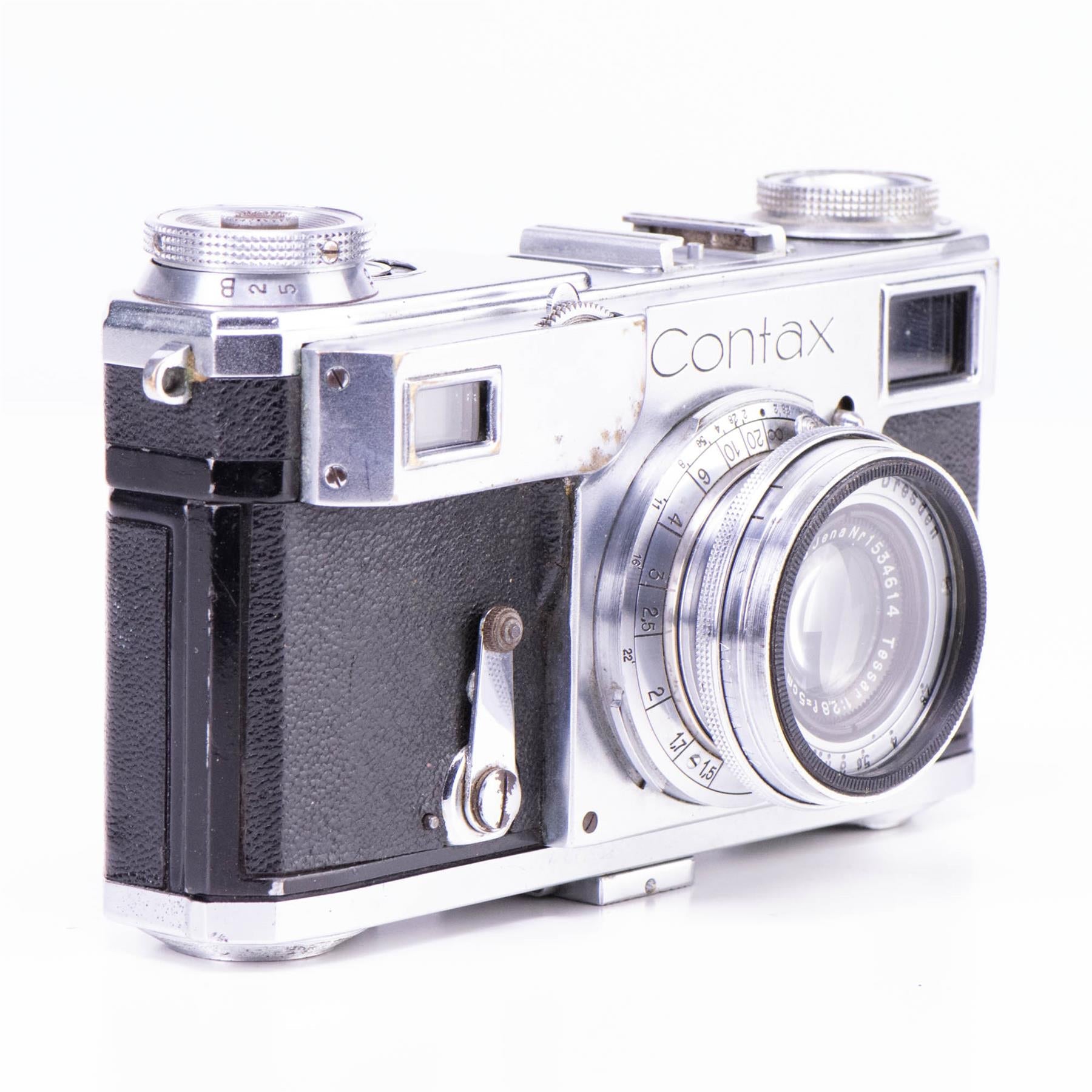 ■ZEISS IKON Contax II Sonnar 5cm F2 READ* Zeiss Ikon Contax II Film Rangefinder Camera w/ Carl