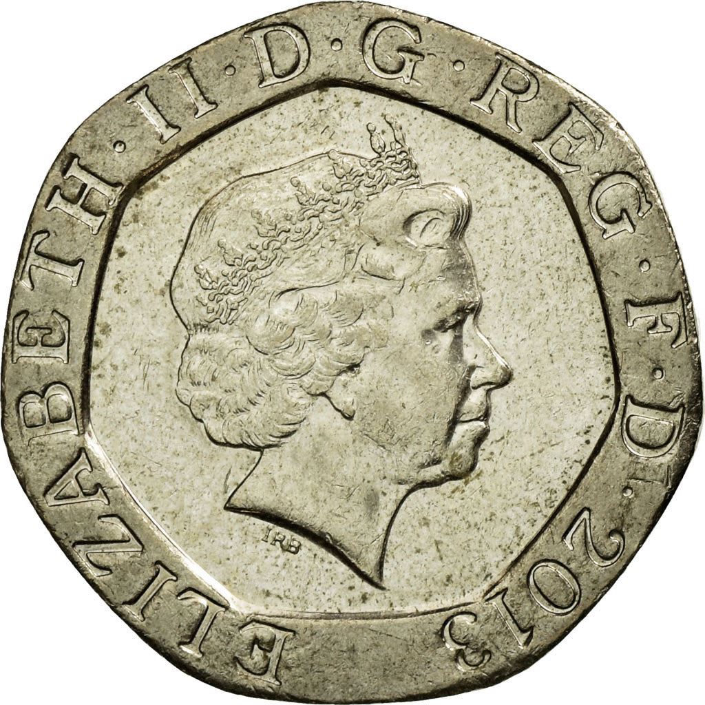 United Kingdom | 20 Pence Coin | Elizabeth II | Km:1111 | 2008 - 2015