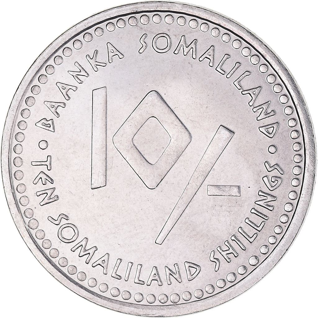 Somaliland | 10 Shillings Coin | Capricorn | Stainless steel | KM:18 | 2006