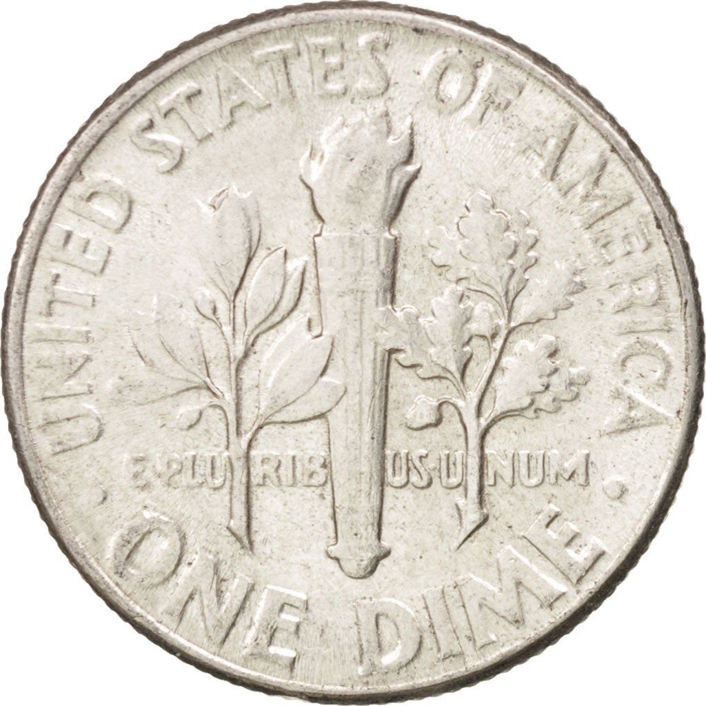 アメリカ合衆国 | 1ダイム硬貨 | フランクリン・D・ルーズベルト | KM:195 | 1946年 - 1964年