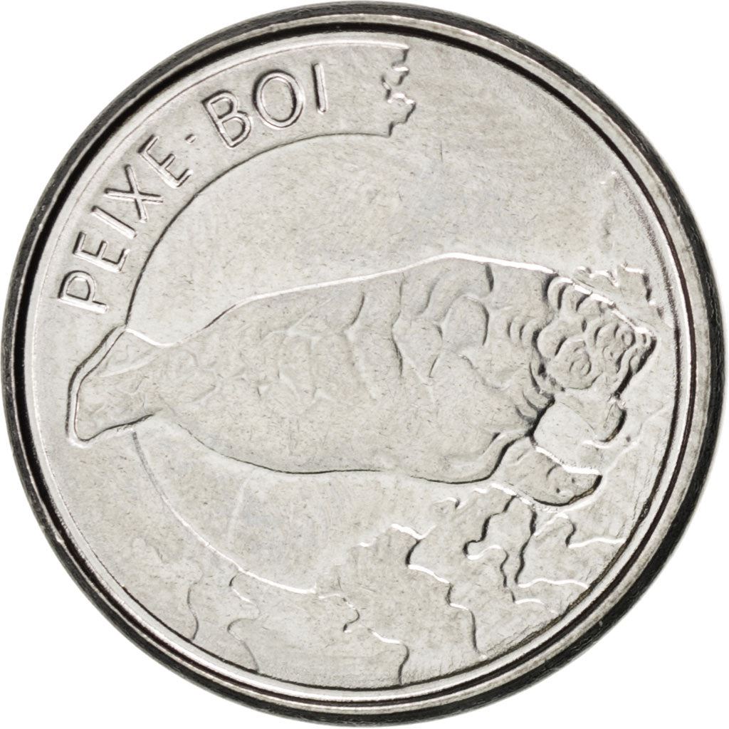 Brazil | 100 Cruzeiros Coin | Manatee | Km:623 | 1992 - 1993