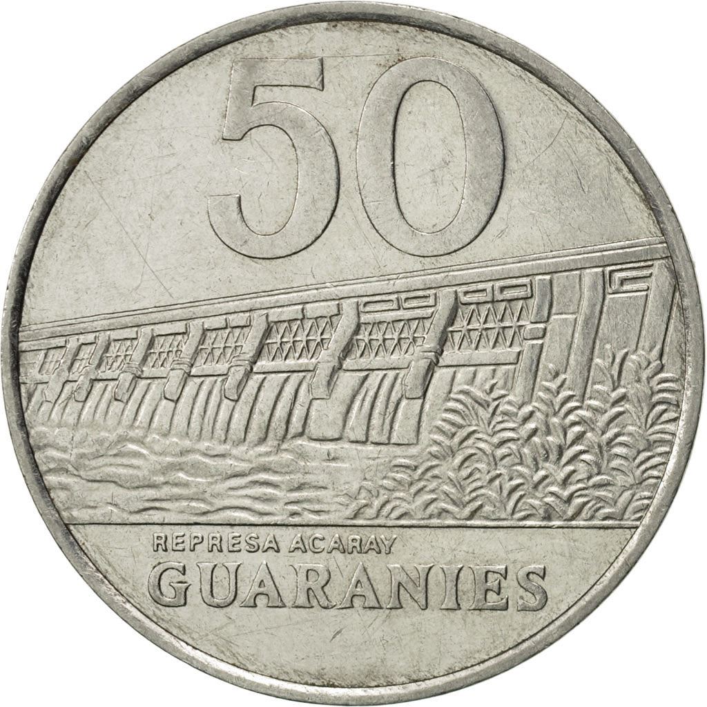 Paraguay | 50 Guaranies Coin | José Félix Estigarribia | Km:169 | 1980 - 1988