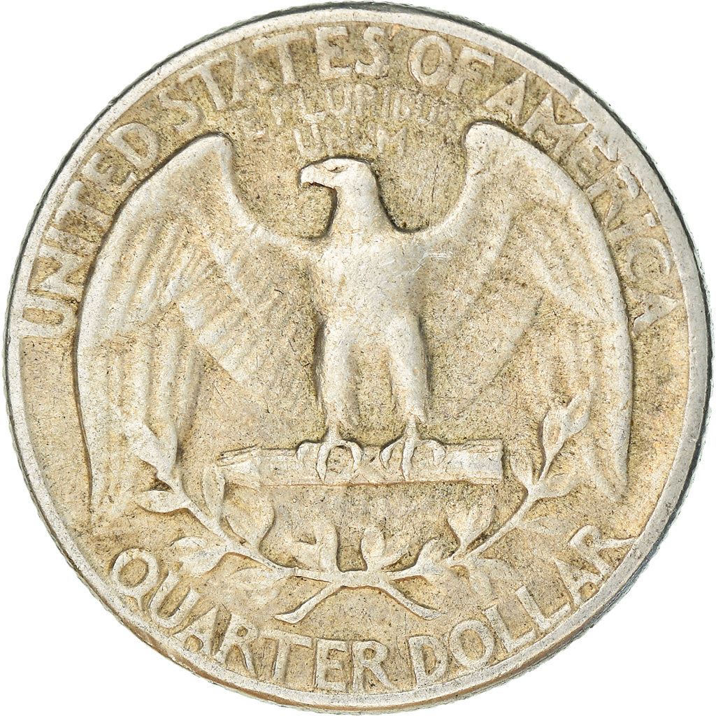 アメリカ合衆国 | 1/4ドル硬貨 | ジョージ・ワシントン | KM:164 | 1932年 - 1964年