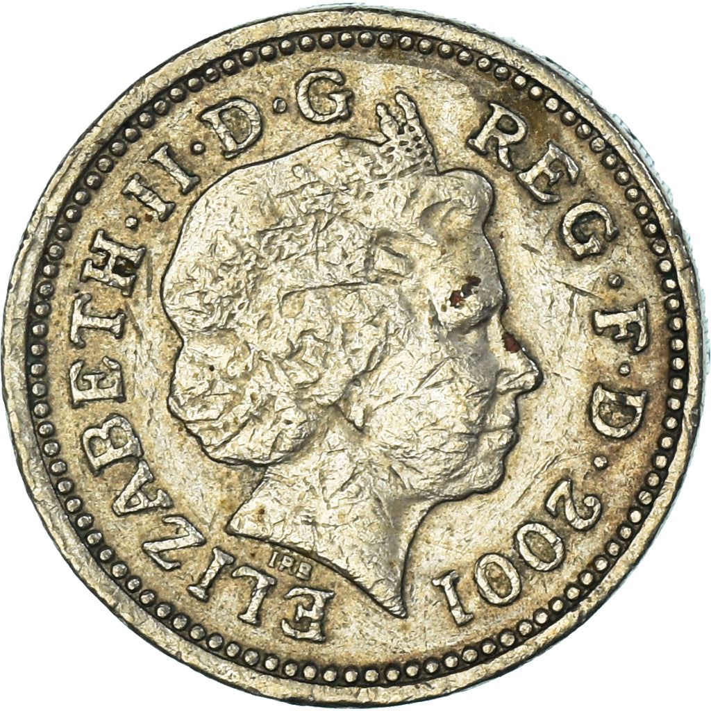 United Kingdom | 1 Pound Coin | Celtic Cross | Km:1013 | 2001