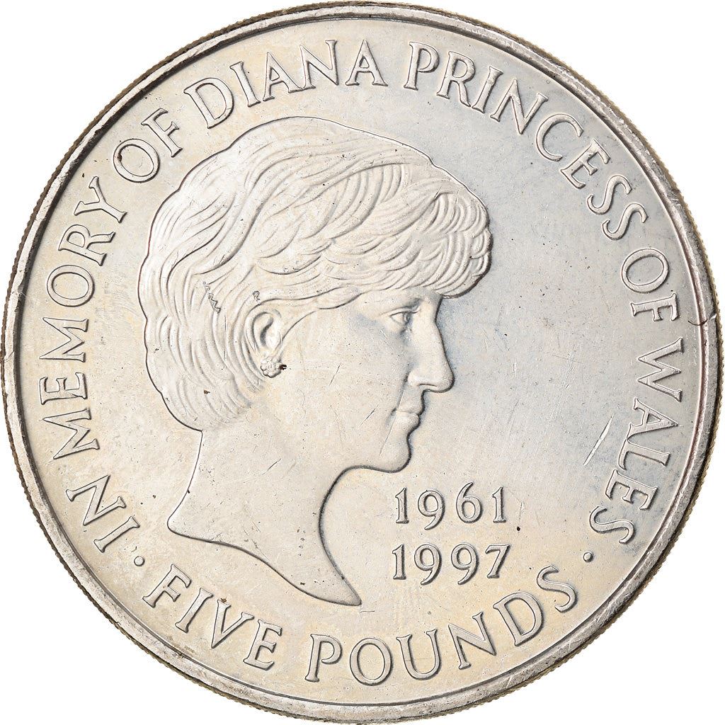 United Kingdom | 5 Pounds Coin | Diana | Km:997 | 1999