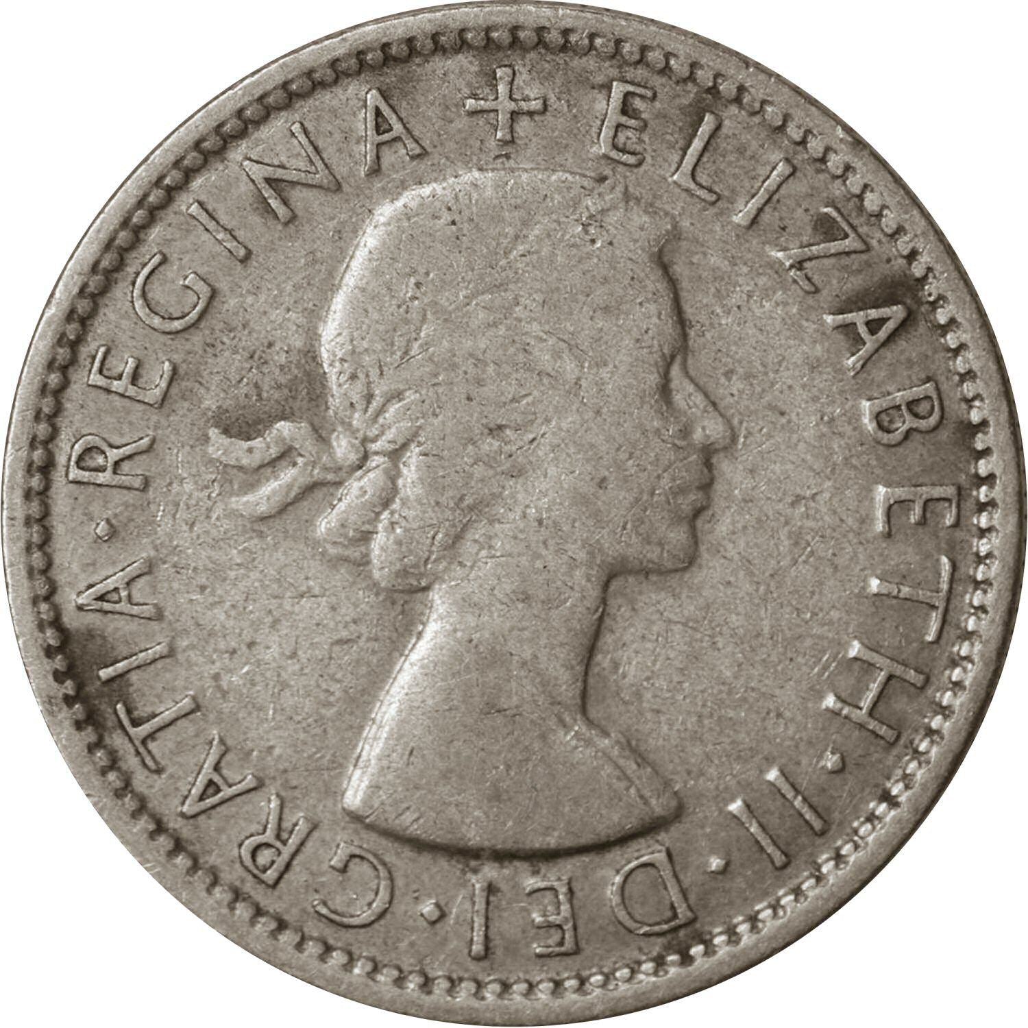 Australia | 1 Florin Coin | Elizabeth II | Km:54 | 1953 - 1954