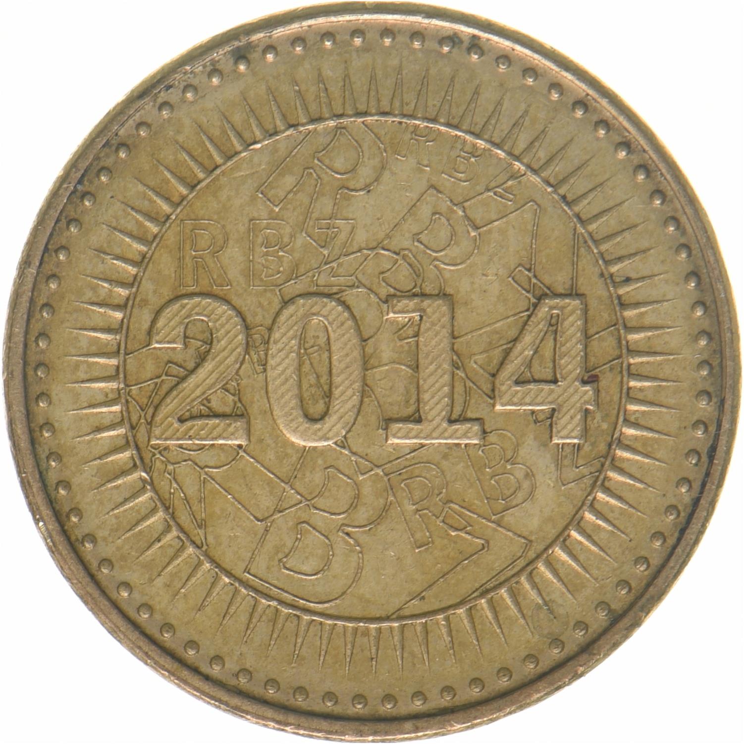 Zimbabwe | 5 Cents Bondmynt | KM17 | 2014