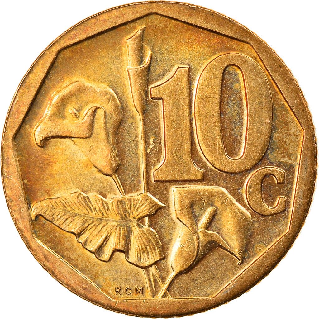 South Africa 10 Cents Tswana Legend - Aforika Borwa Coin KM326 2004