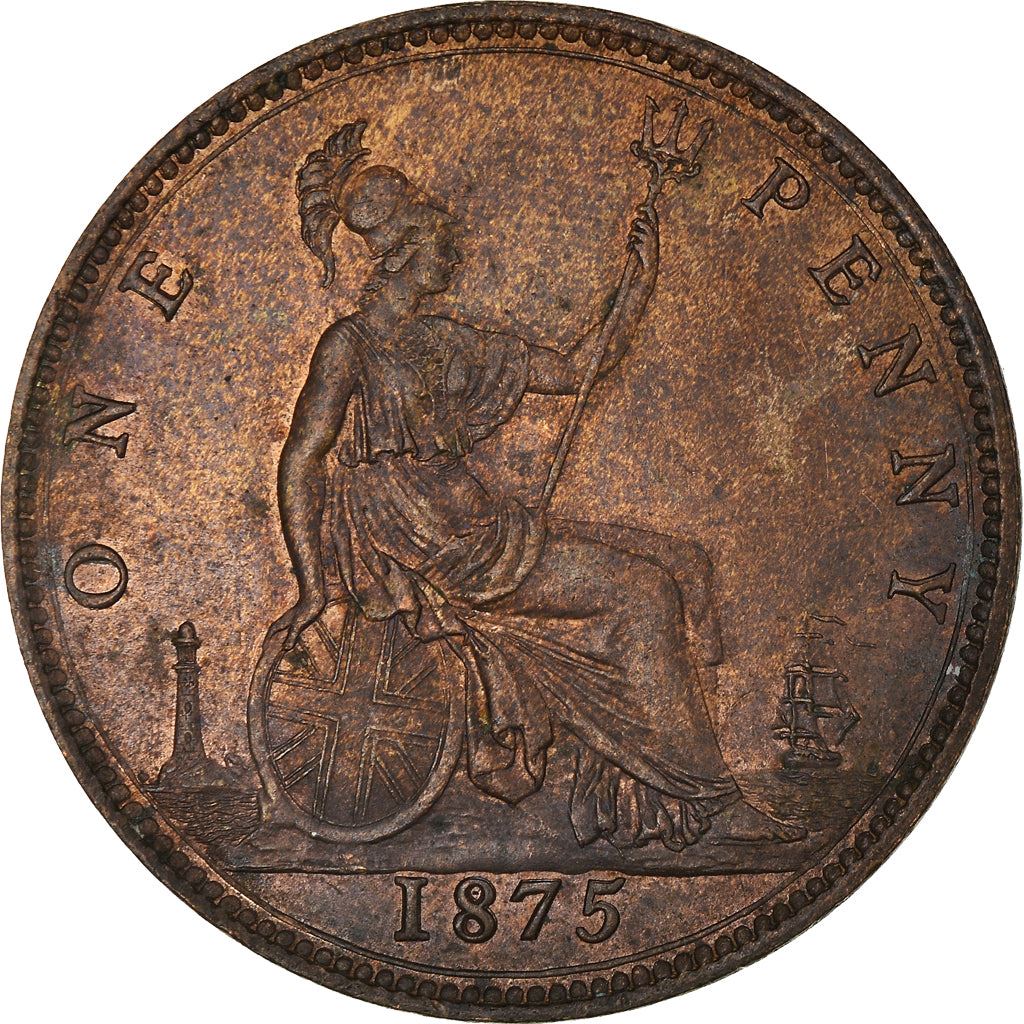 United Kingdom | 1 Penny Coin | Victoria | KM:755 | 1874 - 1894