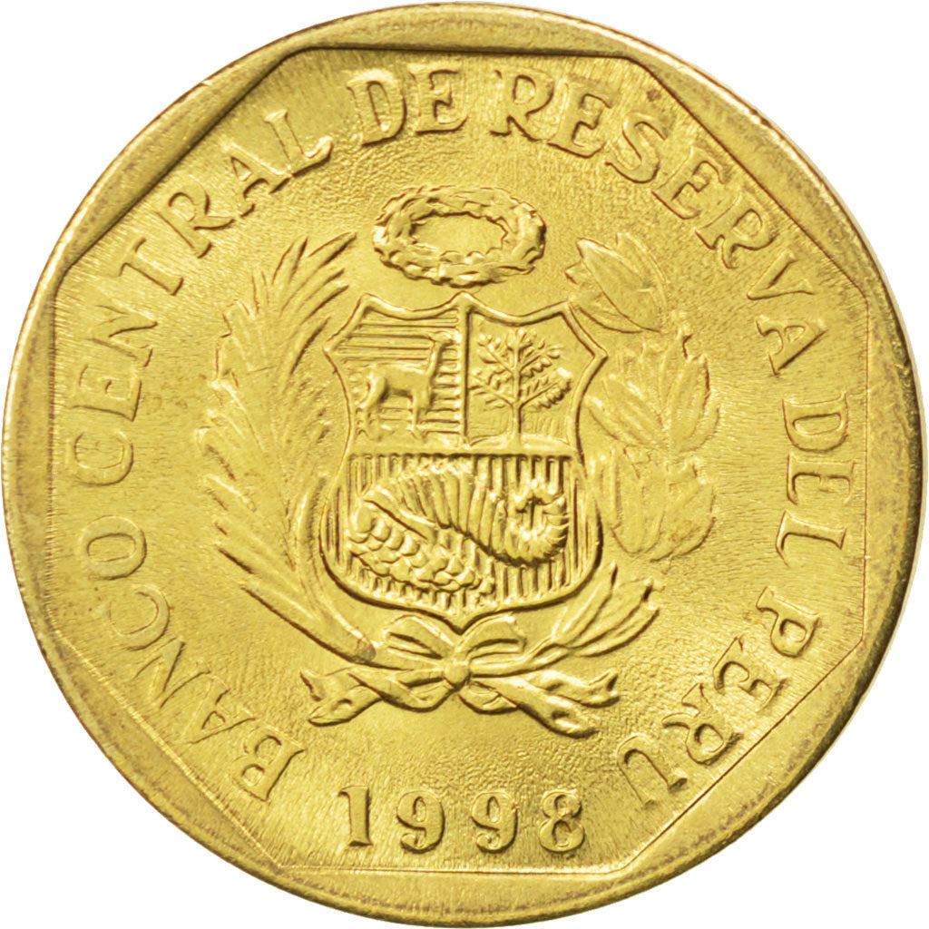 Peru | 5 Centimos Coin | Braille | Km:304.1-3 | 1991 - 2000