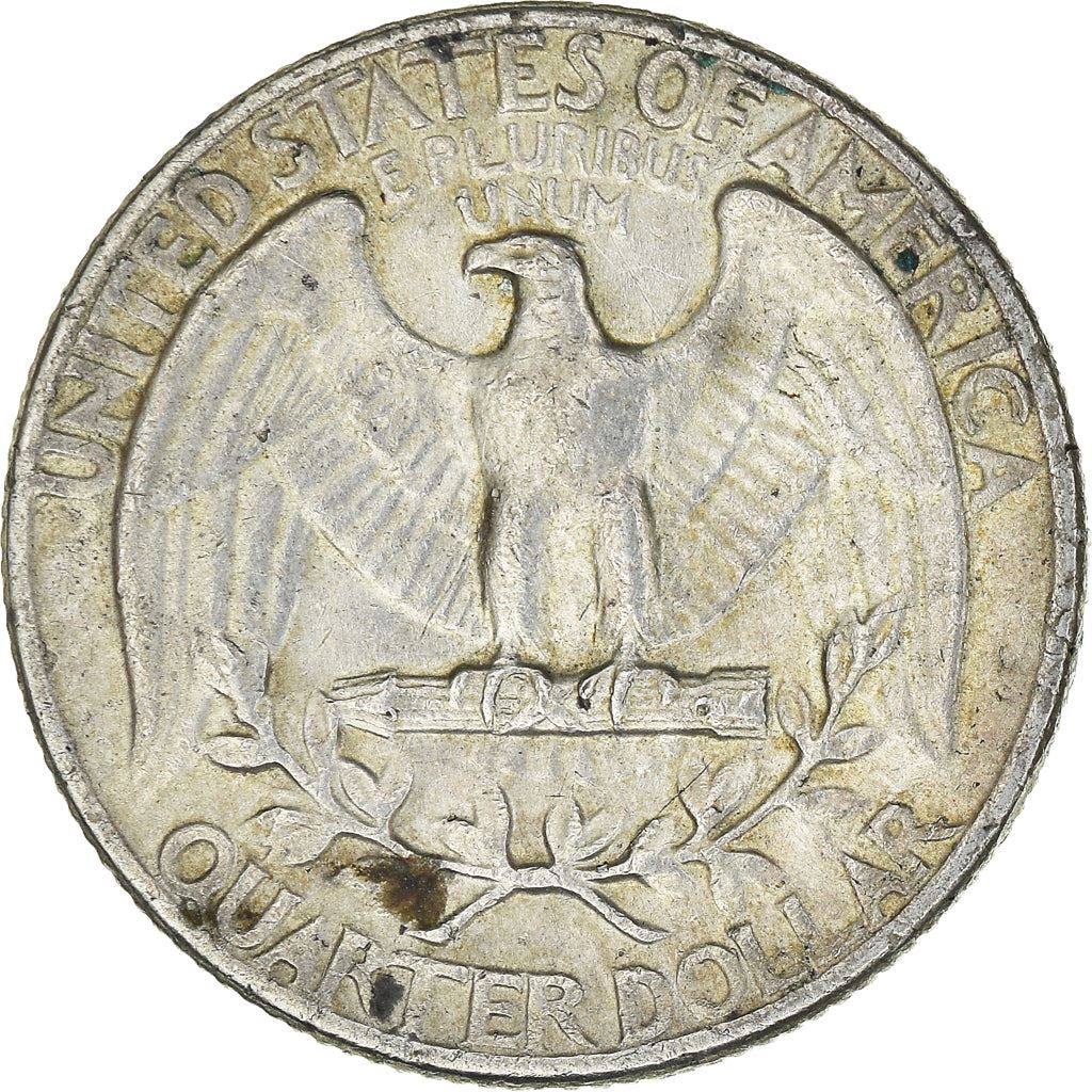 アメリカ合衆国 | 1/4ドル硬貨 | ジョージ・ワシントン | KM:164 | 1932年 - 1964年