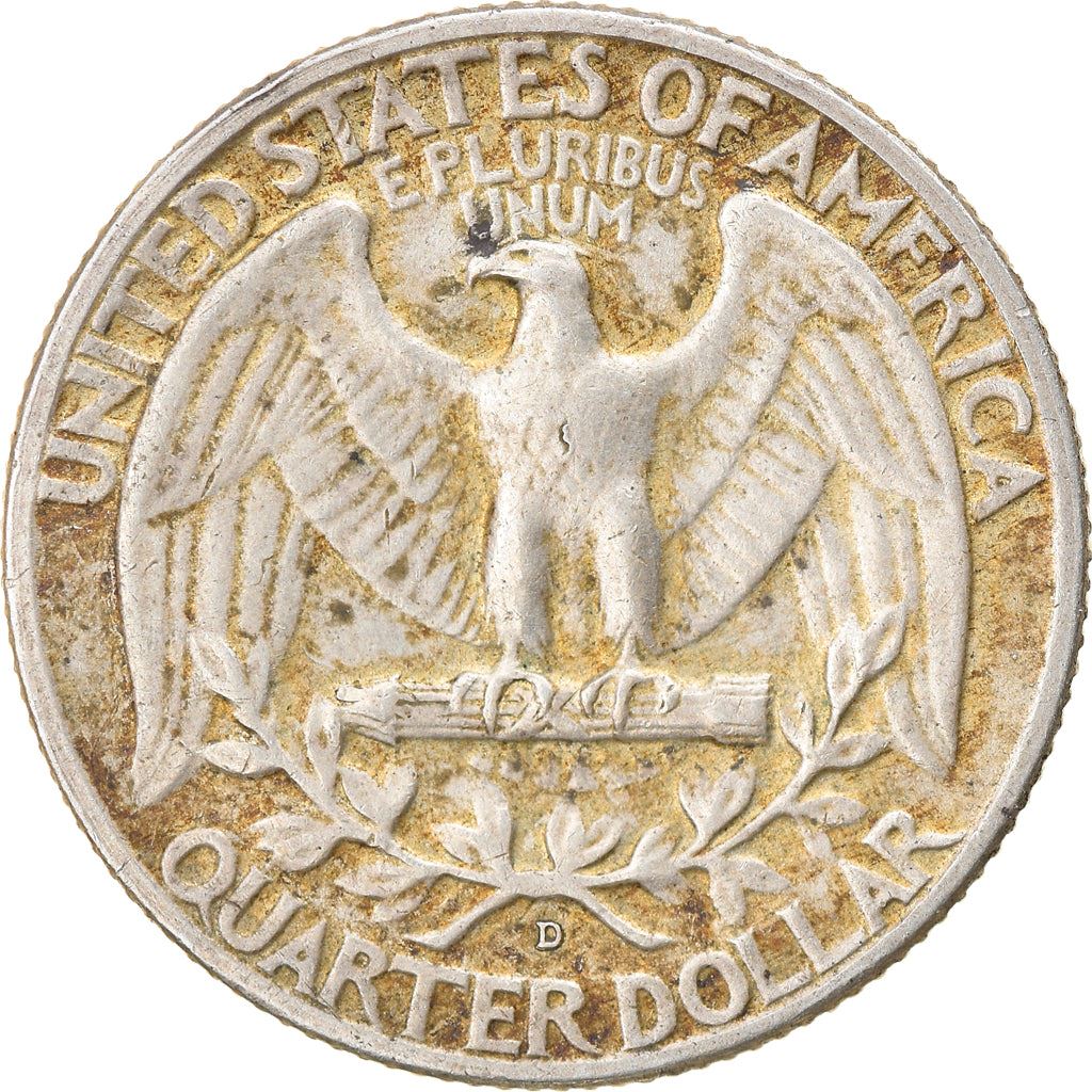 アメリカ合衆国 | 1/4ドル硬貨 | ジョージ・ワシントン | KM:164 | 1932年 - 1964年