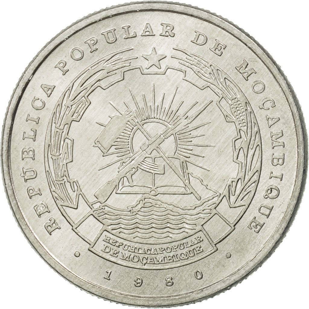 Mozambique 2,5 Meticais Coin | Ship | KM100 | 1980 - 1986