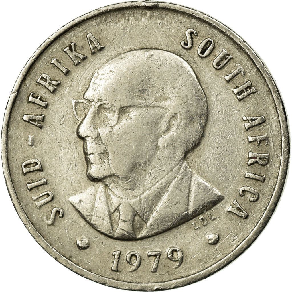 South Africa 5 Cents Coin | Nicolaas J. Diederichs | KM100 | 1979