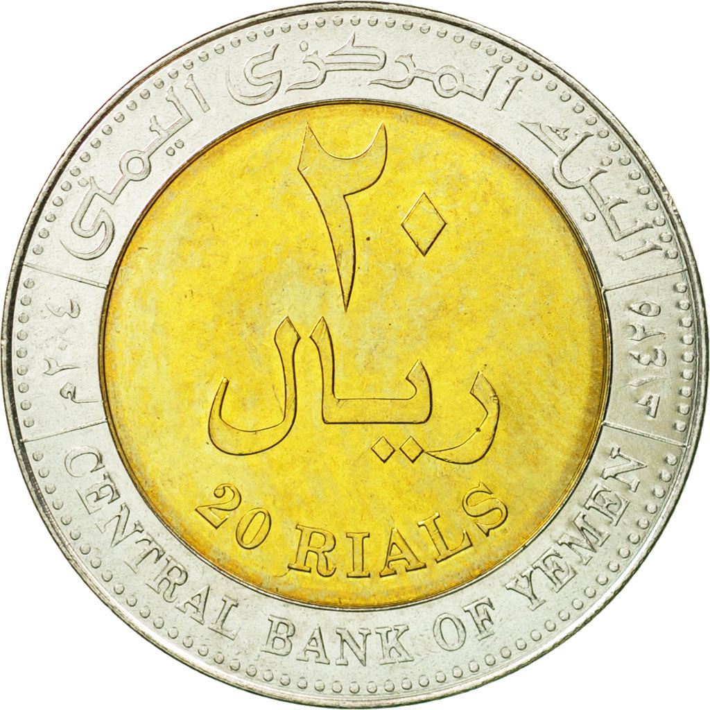 Jemen | Moneta 20 Riali | Smocze Drzewo Socotra | Km:29 | 2004